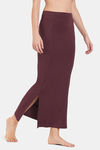 Zivame All Day Cut And Sew Height Extender Saree Inskirt - Mahogary Red — thumbnail 2